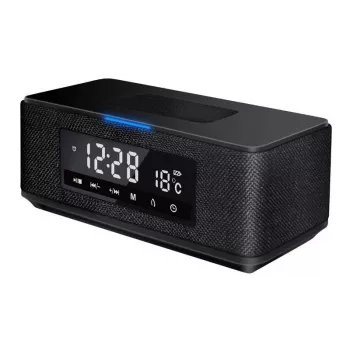 Platinet PMGQ15B - 10W bezvadu portatīvais stereo skaļrunis - Melns - LCD displejs