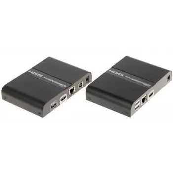 SIGNAL HDMI+USB-EX-100-4K-V2 KVM pagarinātājs 4K@60Hz 100m