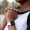 Crong šķidrā silikona siksniņa Apple Watch 38/40/41/42 mm (Balta)