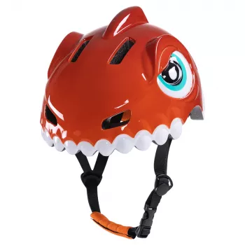 Wozinsky Bērnu veloķivere ar dinozauru motīvu 52-56 cm sarkana