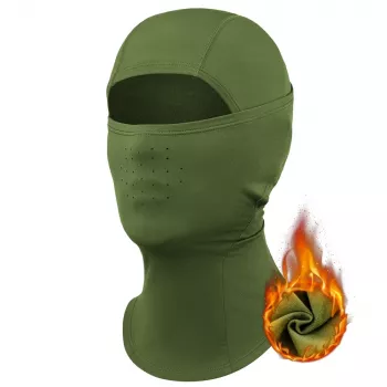 Qunature Ski Balaclava 13230023015 Cycling Motorcycle Balaclava Size L - Green