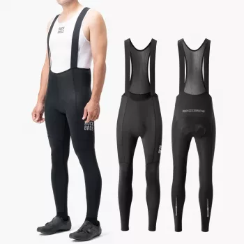 ROCKBROS Cycling Bib Pants 200021 Long with Pad Size M - Black