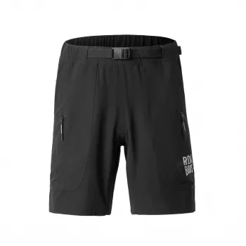 ROCKBROS YDDK015 Vīriešu riteņbraukšanas šorti ar jostu, izmērs L, melni
