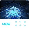 Wozinsky 240W GaN QC3 uzlādes stacija - Melna