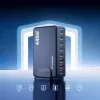 Wozinsky 240W GaN QC3 uzlādes stacija - Melna