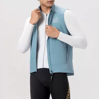 ROCKBROS Windproof Cycling Vest YDMJ003 Spring/Autumn Size M Blue