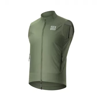 ROCKBROS Vēja necaurlaidīga riteņbraukšanas veste YDMJ003 Pavasaris/Rudens Izmērs XL Zaļa