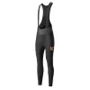 ROCKBROS Men's Thermal Fleece Cycling Bib Tights with 3D Padded Chamois - Black, Size M