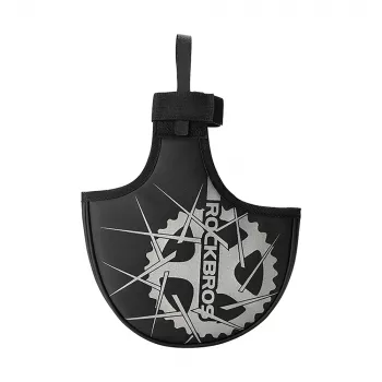 Rockbros D76 Velosipēda kloķu aizsargs - Melns/Pelēks