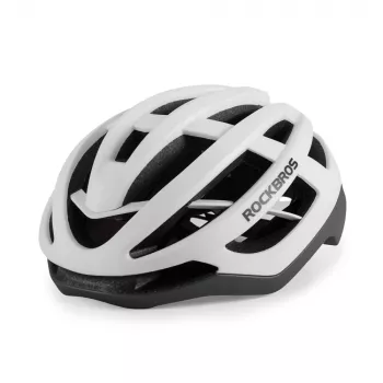 ROCKBROS HC-58WG-M Riteņbraukšanas ķivere 55-58 cm Balta-Pelēka