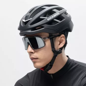 ROCKBROS HC-58BK-M Riteņbraukšanas ķivere 55-58 cm Melni-Pelēka