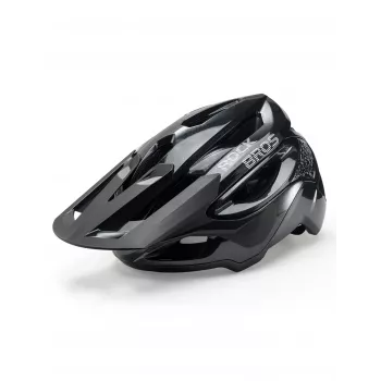 ROCKBROS LK-99 Kalnu velosipēda ķivere ar regulējamu vizieri un magnētisku sprādzi 58-62 cm Melna