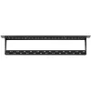 NETRACK 104-20 24-Port Keystone Patch Panel 1U 19-inch Black