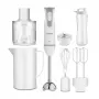 ZELMER ZHB4555S 1000W iegremdējamais blenderis, sudraba/melns, nerūsējošā tērauda asmens, mainīgs ātrums ar turbo, smalcinātājs 500ml, putotājs, krūze 700ml