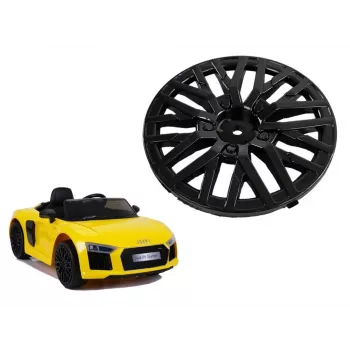 LEAN CARS Vāciņš elektromobilim Audi R8 Melns