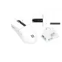 AQIRYS Zephyr bezvadu spēļu pele, 2,4 GHz + Bluetooth, 26000 DPI, baltā krāsā