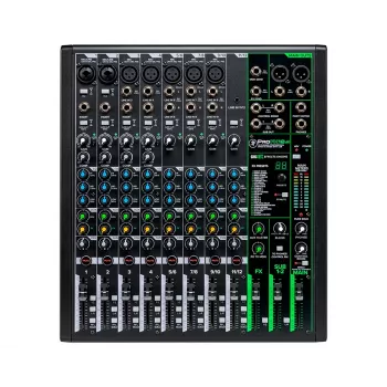 Mackie ProFX12v3 12 kanālu analogais mikseris ar USB audio interfeisu un efektiem