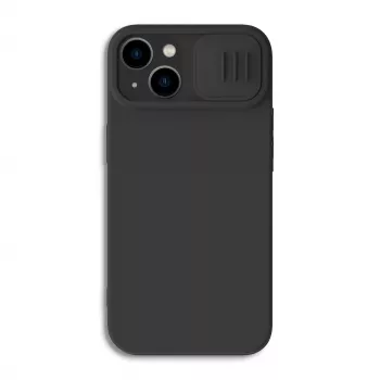 Nillkin CamShield Silky Silicone Case for iPhone 14 Plus - Black