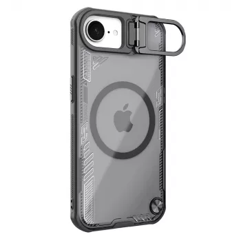 Nillkin Iceblade Prop Magnetic Case ar statīvu iPhone 16e / 17e - Melns