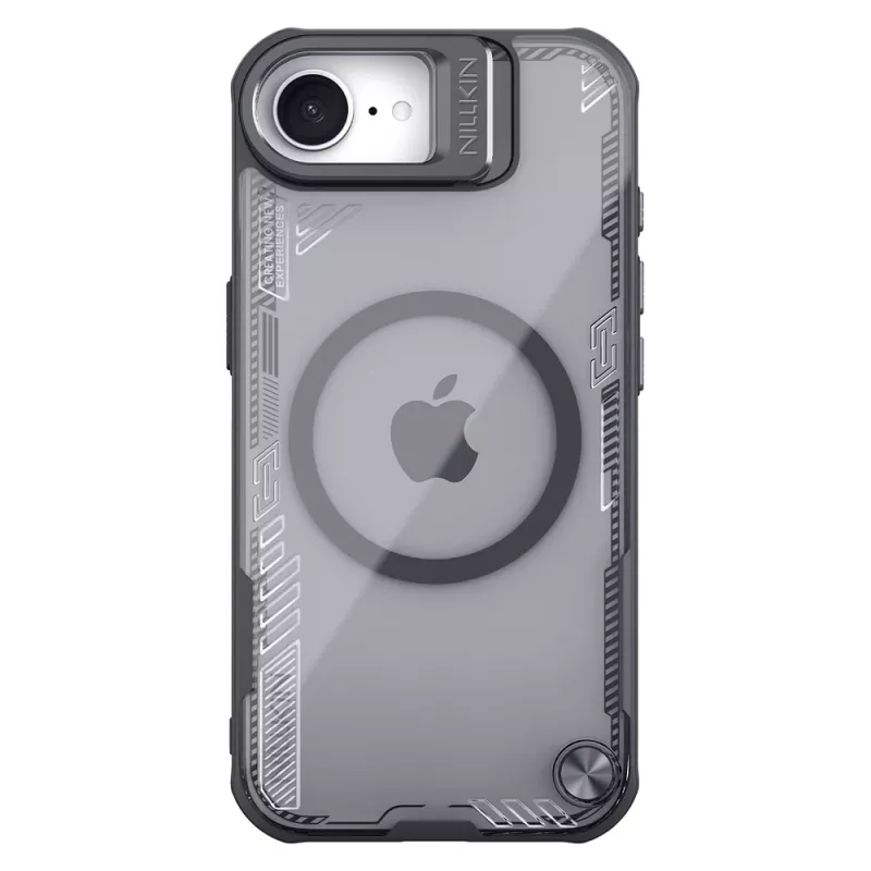 Nillkin Iceblade Prop Magnetic Case ar statīvu iPhone 16e / 17e - Melns