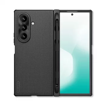 Nillkin Super Frosted Shield Fold Case for Samsung Galaxy Z Fold 7 with S Pen Holder - Black