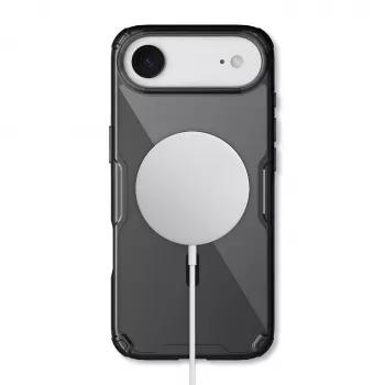Nillkin Nature TPU Pro Magnetic Case iPhone 17 Air - Daļēji caurspīdīgs melns