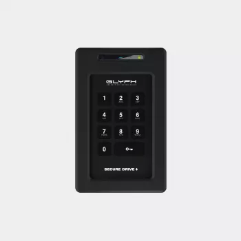 Glyph SecureDrive+ Keypad 4TB Encrypted SSD Drive with USB 3.2 Gen 2 Type-C