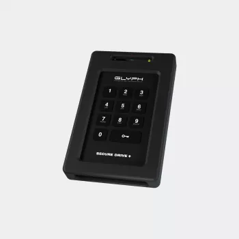 Glyph SecureDrive+ Keypad 4TB Encrypted SSD Drive with USB 3.2 Gen 2 Type-C