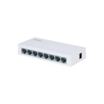 DAHUA PFS3008-8ET-L-V2 Nepārvaldāms PoE+ slēdzis, 8x RJ45 10/100Mbps, 96W