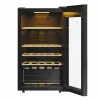 Haier HWS34GGH1 Wine Bank 50 Serie 3 Kompresora vīna dzesētājs, brīvi stāvošs, melns, 34 pudeles