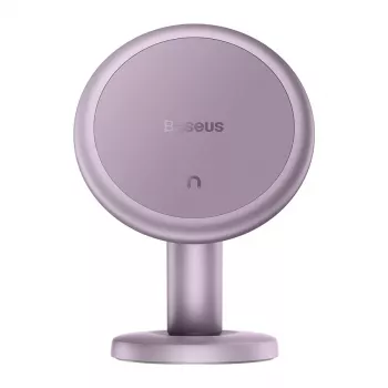 Baseus C01 Magnētiskais automašīnas paneļa telefona turētājs Purpursarkanā krāsā