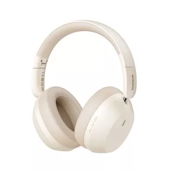 BASEUS BASS 35 MAX Bluetooth 5.3 Over-Ear Headphones Beige