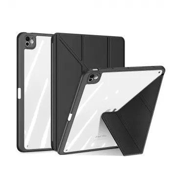 Dux Ducis Magi Maciņš iPad Pro 11 (2024/2025) ar Statīvu - Melns
