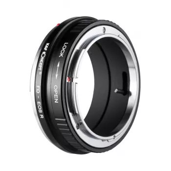 K&F Concept Objektīva stiprinājuma adapteris Canon FD uz Canon RF (Melns)