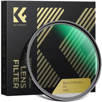 K&F Concept Black Diffusion 1/4 Filter 37mm