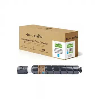 G&G Reborn saderīga tonera kasetne Canon C-EXV58 (3764C002) Ciāna