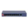 DAHUA CS4009-8ET1GT-60 Pārvaldāms L2 slēdzis ar 8 PoE portiem un 1 Gigabita augšupsaiti, 60W PoE budžets