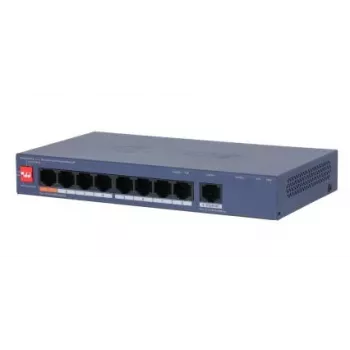 DAHUA CS4009-8ET1GT-60 Pārvaldāms L2 slēdzis ar 8 PoE portiem un 1 Gigabita augšupsaiti, 60W PoE budžets
