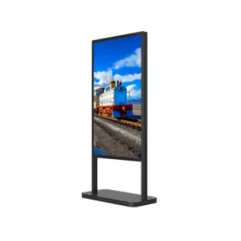 Dahua DS iekštelpu grīdas statīvs DHI-LDV65-PAI400L 65 collu ekrāniem, melns, 50 kg slodze, VESA 400x400