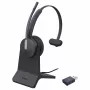 Yealink WH64 Hybrid Mono DECT/Bluetooth Headset ar uzlādes statīvu