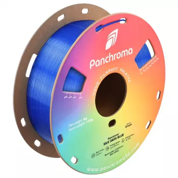 Polymaker Panchroma PLA Silk 3D printera kvēldiegs, 1,75 mm, 1 kg, tumši zils