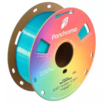 Polymaker Panchroma PLA Silk 3D printera kvēldiegs, 1,75 mm, 1 kg, gaiši zils