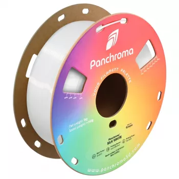 Polymaker Panchroma PLA Silk 3D printera filamenti, 1,75 mm, 1 kg, balts