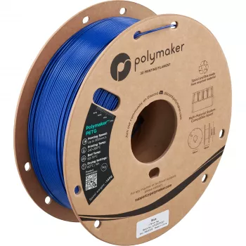 Polymaker PETG 3D printera kvēldiegs, 1,75 mm, 1 kg, zils (PB05006)