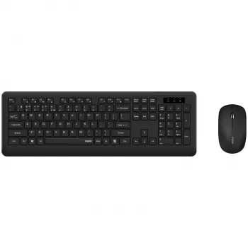 Rapoo 8310M Bezvadu tastatūras un peles komplekts, Melns