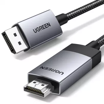 Ugreen DP119 DisplayPort to HDMI Adapter Cable 4K 60Hz 1m Grey