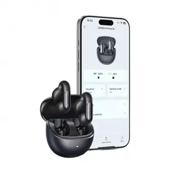 Ugreen HiTune S5 WS210 True Wireless Earbuds ar aktīvo trokšņu slāpēšanu (melns)