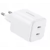Ugreen GaN 45W 2xUSB-C Wall Charger - White