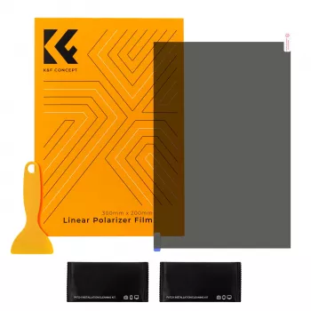 K&F Concept Polarizējošā plēve 300x200mm (30x20cm) ar piederumiem KF31.074