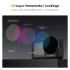 K&F Concept Nano-X Series Mainīgais ND Filtri ND2-ND32 DJI Osmo Action 3/4/5 Pro